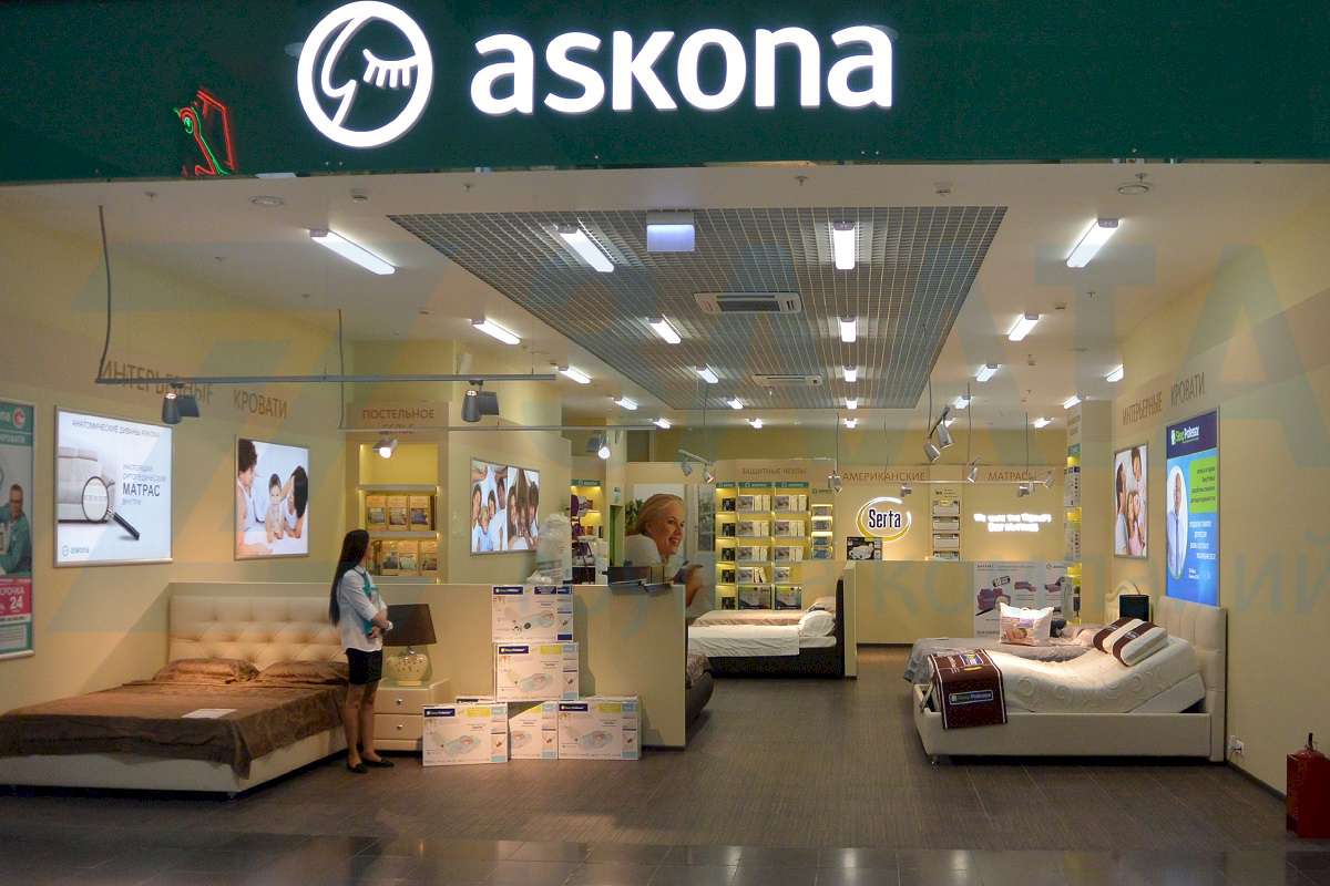 ������������ � ���������� ������ ��� �������� Askona
